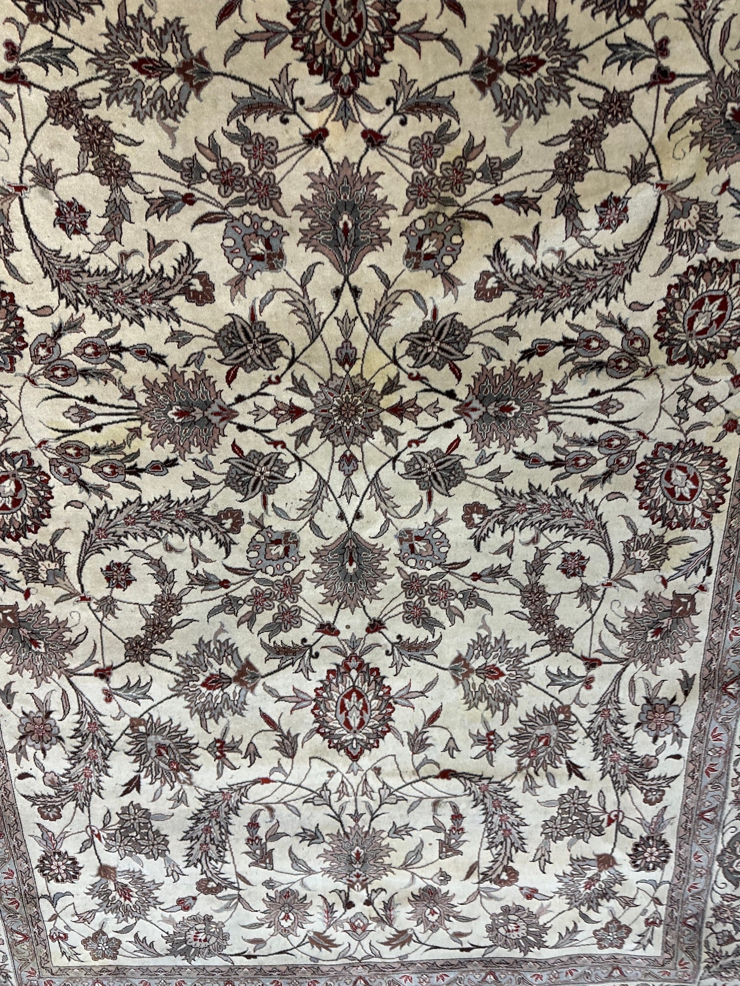 Hand Knotted Persian Tabriz Rug 6x9 ft - 3