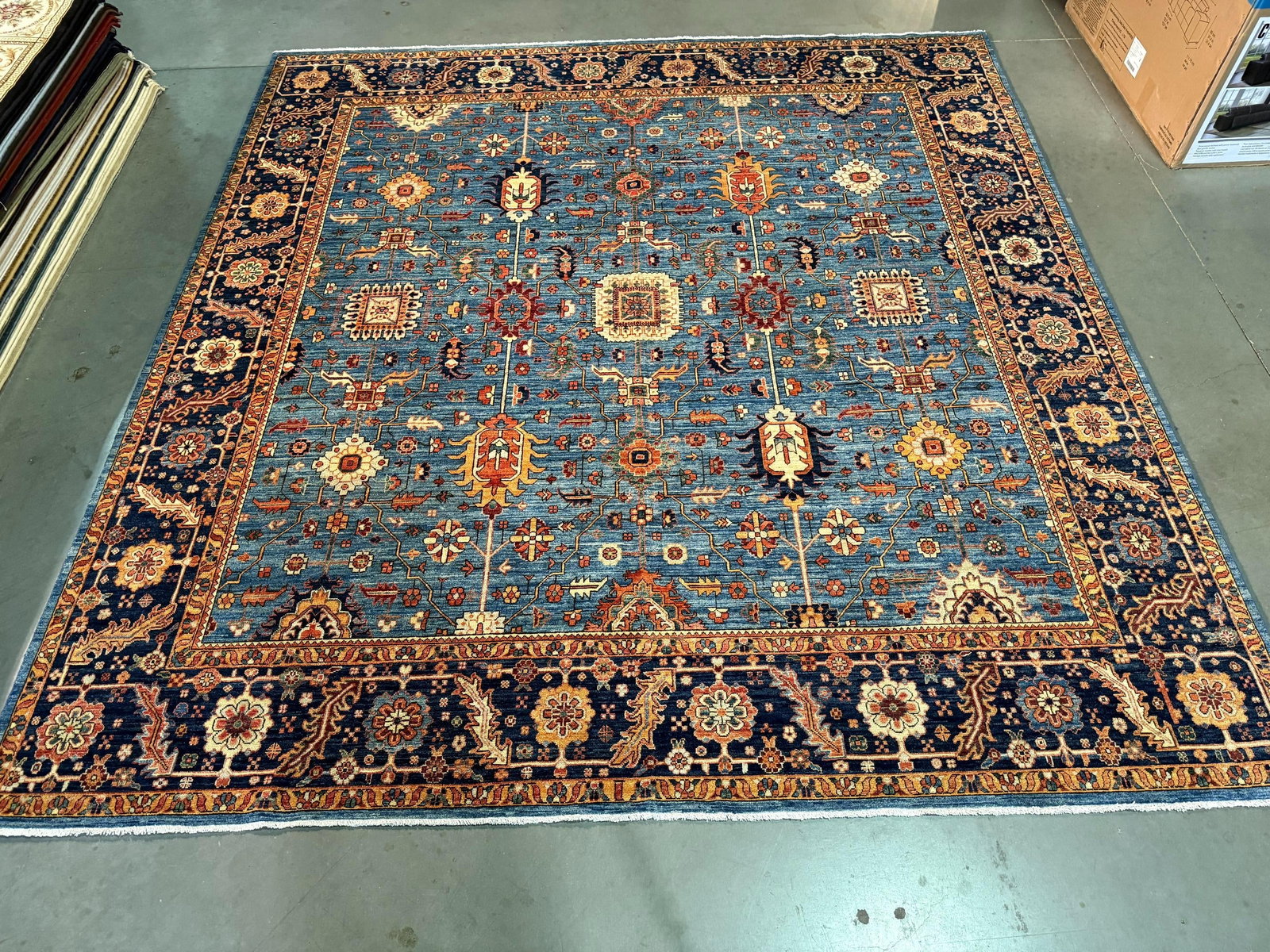 EXQUISITE FINE SUPER KAZAK RUG 9.9x10.4 - 2