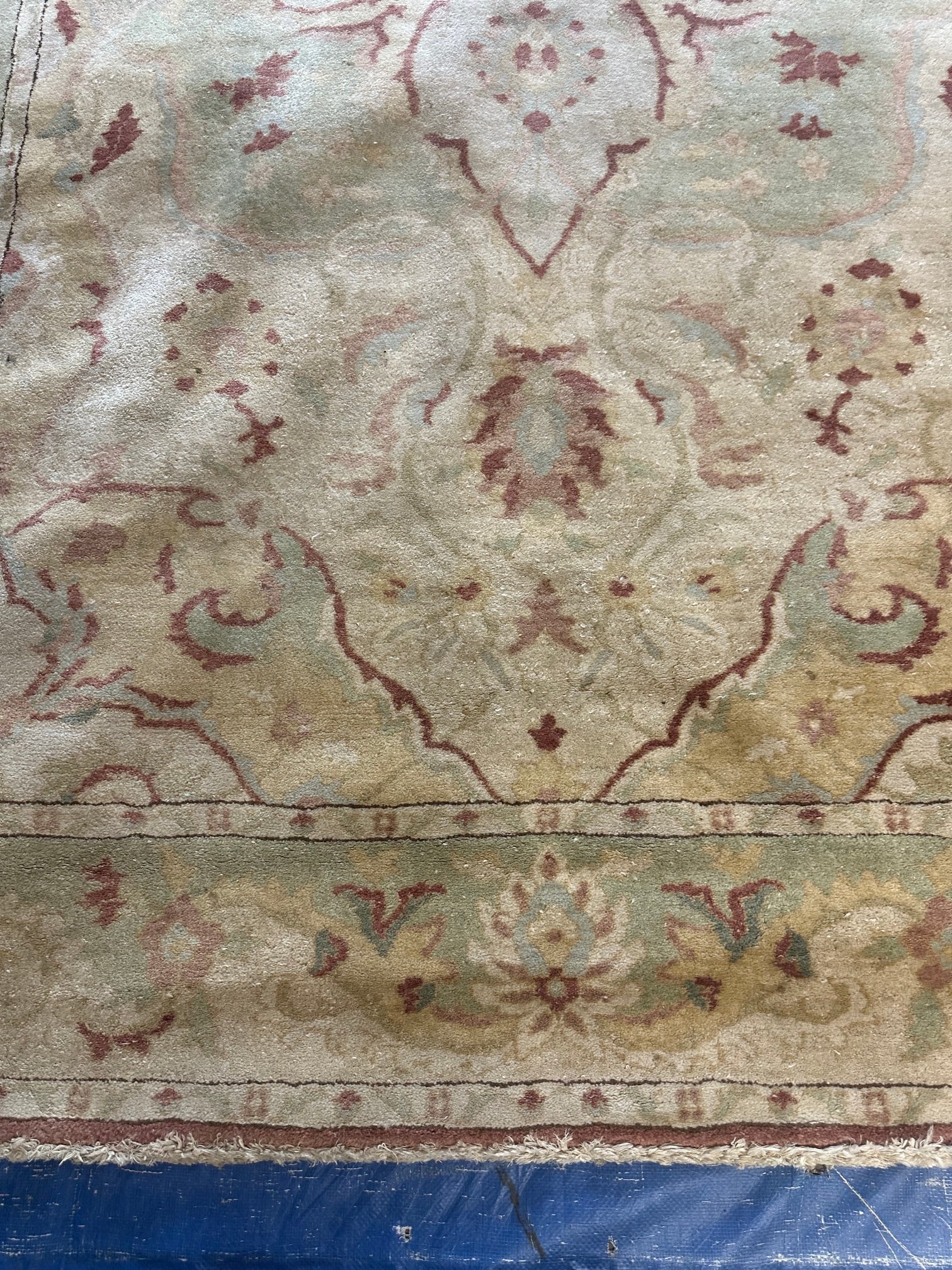 Hand Knotted Oushak Rug 10x6 ft. - 2