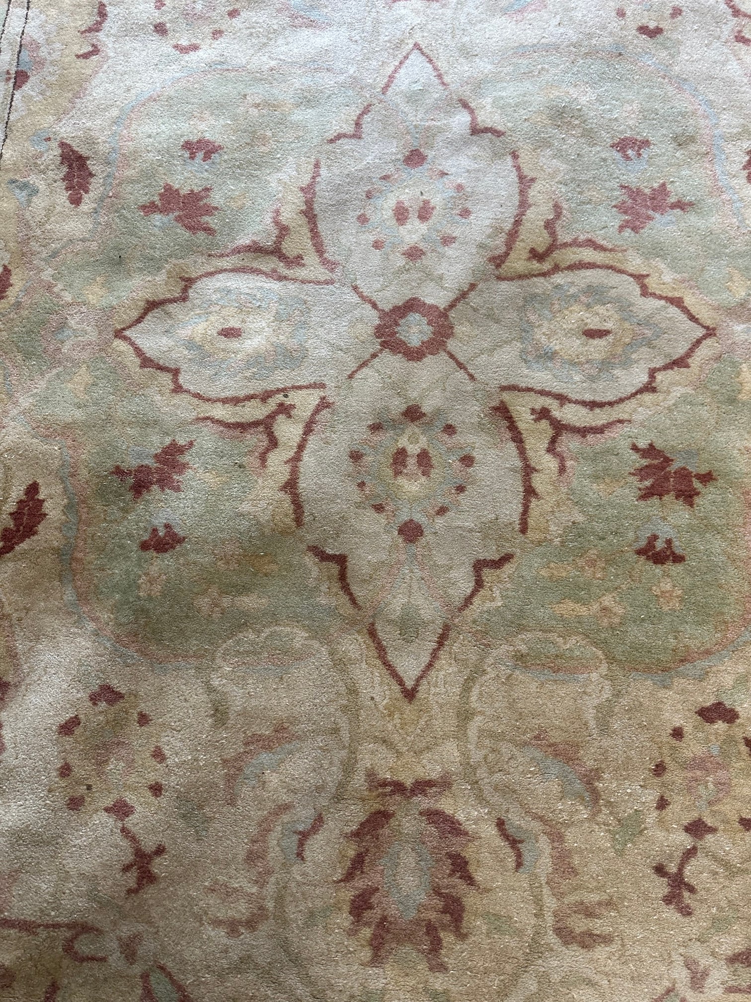 Hand Knotted Oushak Rug 10x6 ft. - 3