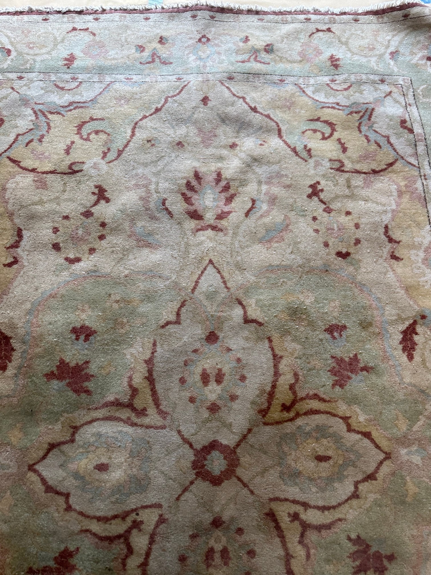 Hand Knotted Oushak Rug 10x6 ft. - 4
