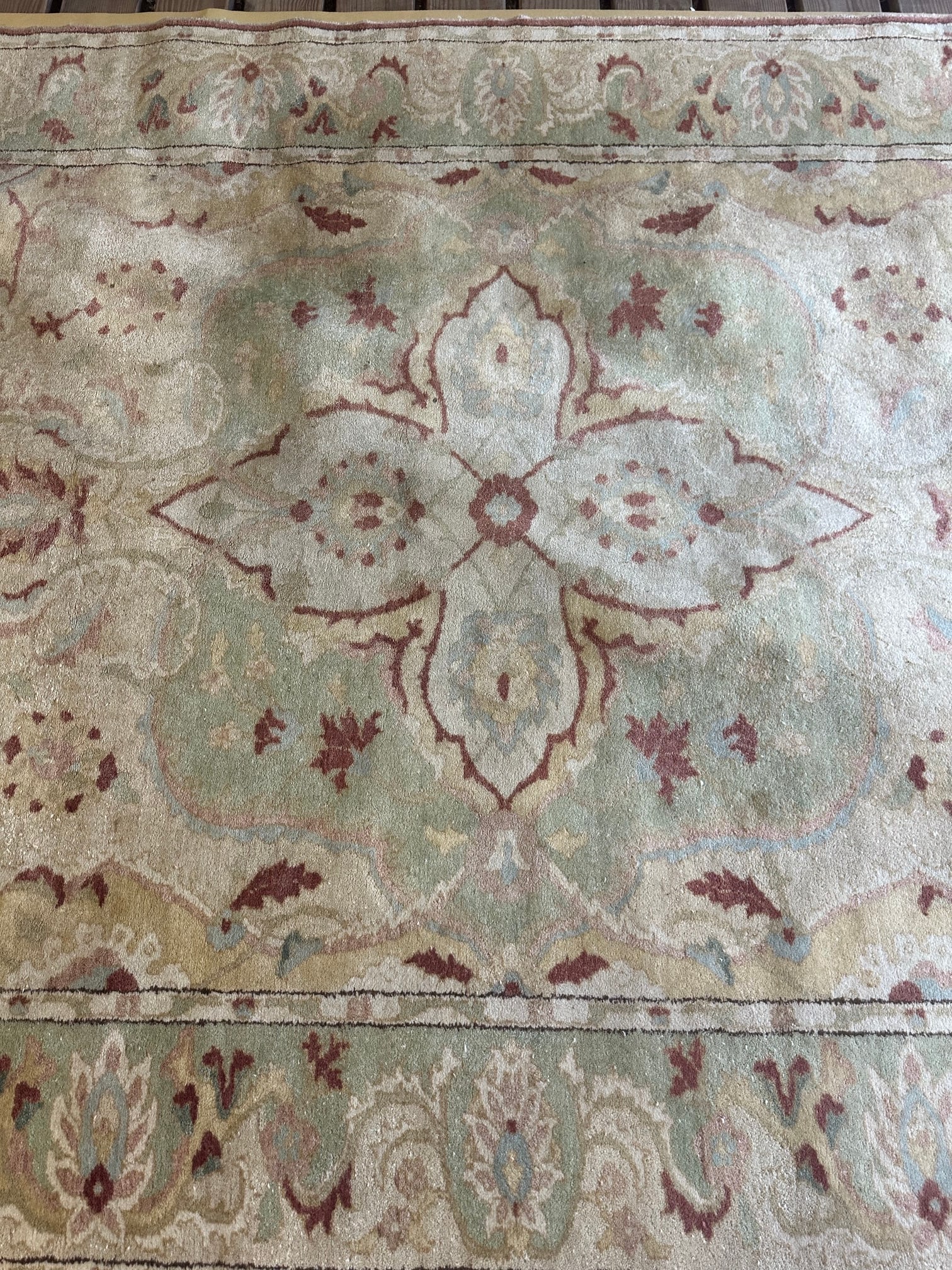 Hand Knotted Oushak Rug 10x6 ft. - 5