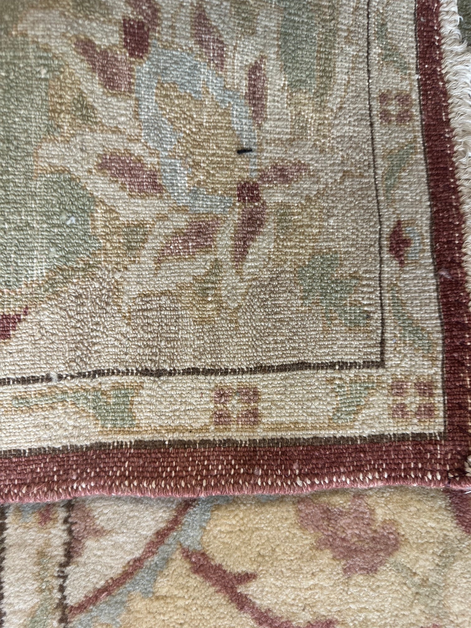 Hand Knotted Oushak Rug 10x6 ft. - 6