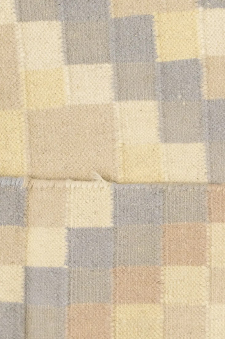 Multicolored Geometric Dhurrie 5'8X8'4 Indian Oriental Rug - 16