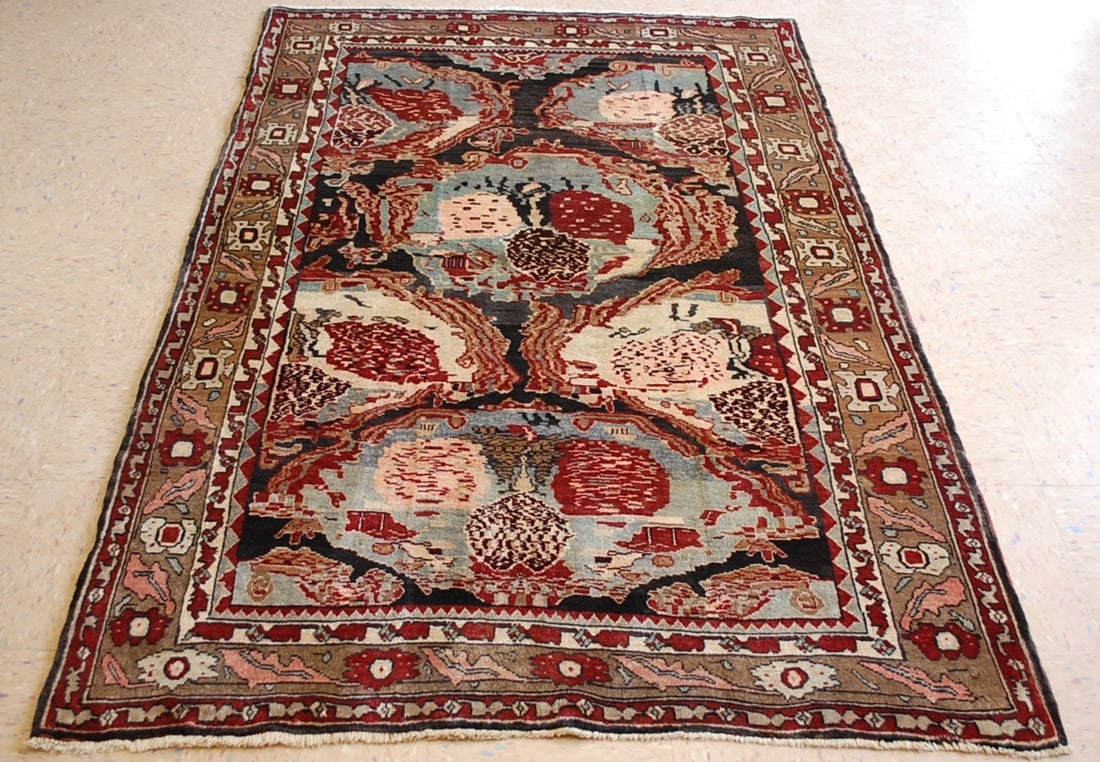 Persian BIJAR RUG, 4.3x6.7 - 2