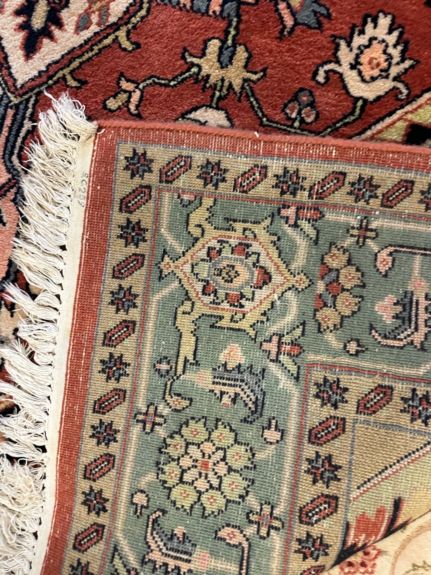 Hand Knotted Heriz Rug 6x9. ft - 5