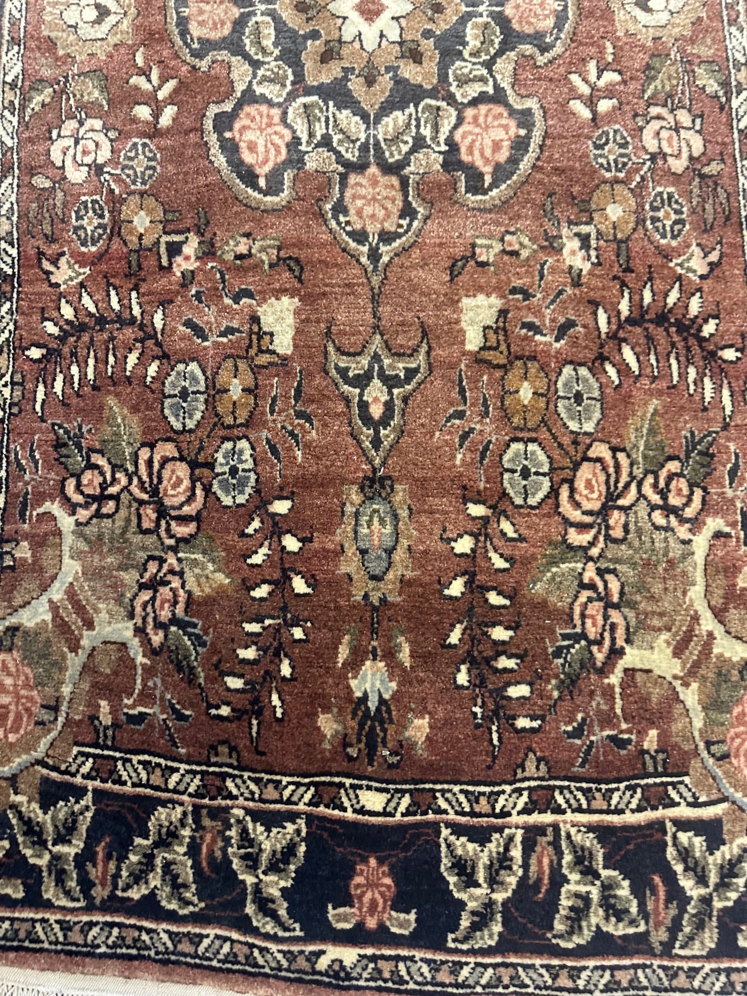 Hand Knotted Persian Bijar 2.7x4.8 ft - 2