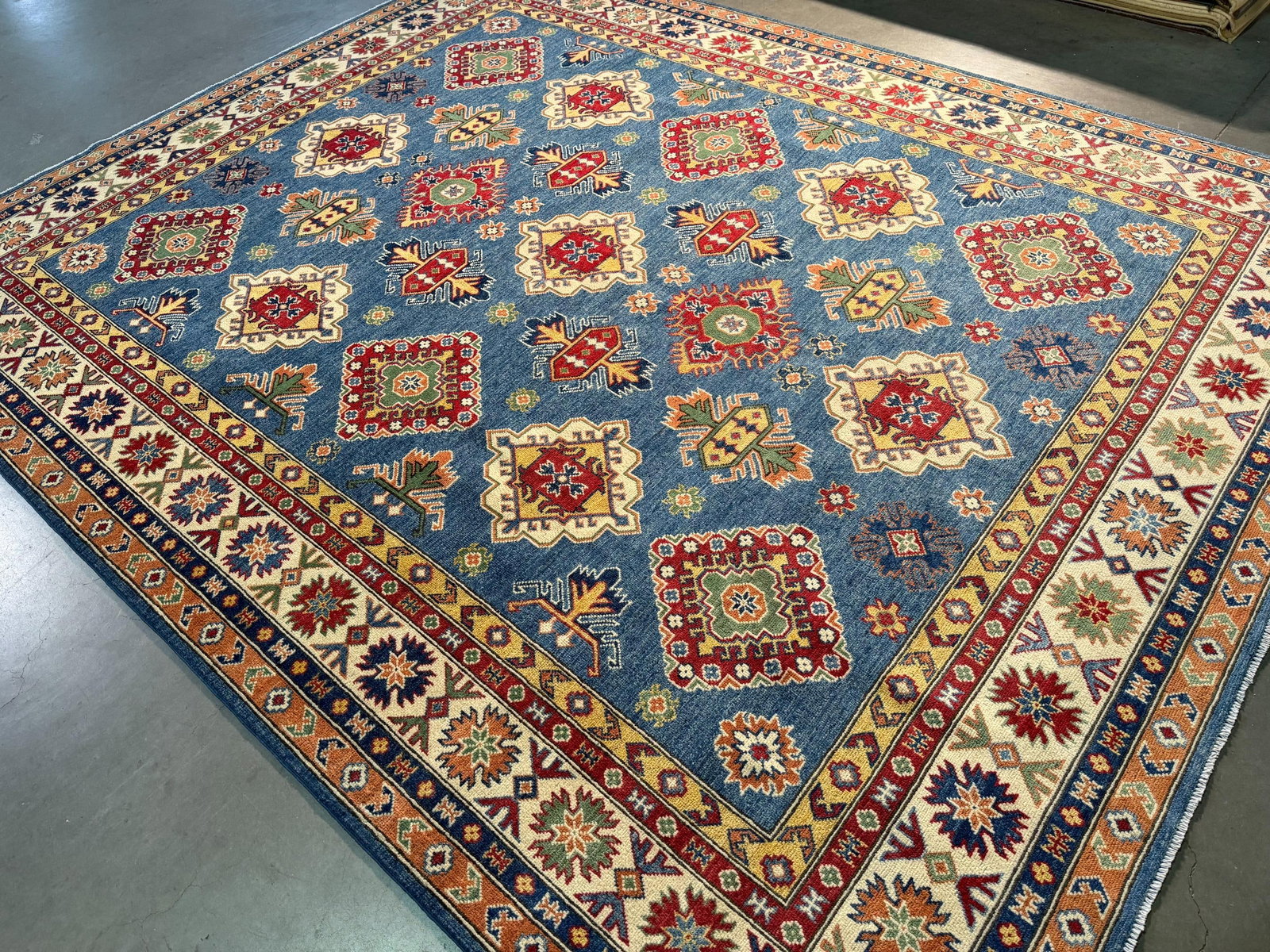 Exquisite Fine Kazak Rug 8.1x10.1 - 7