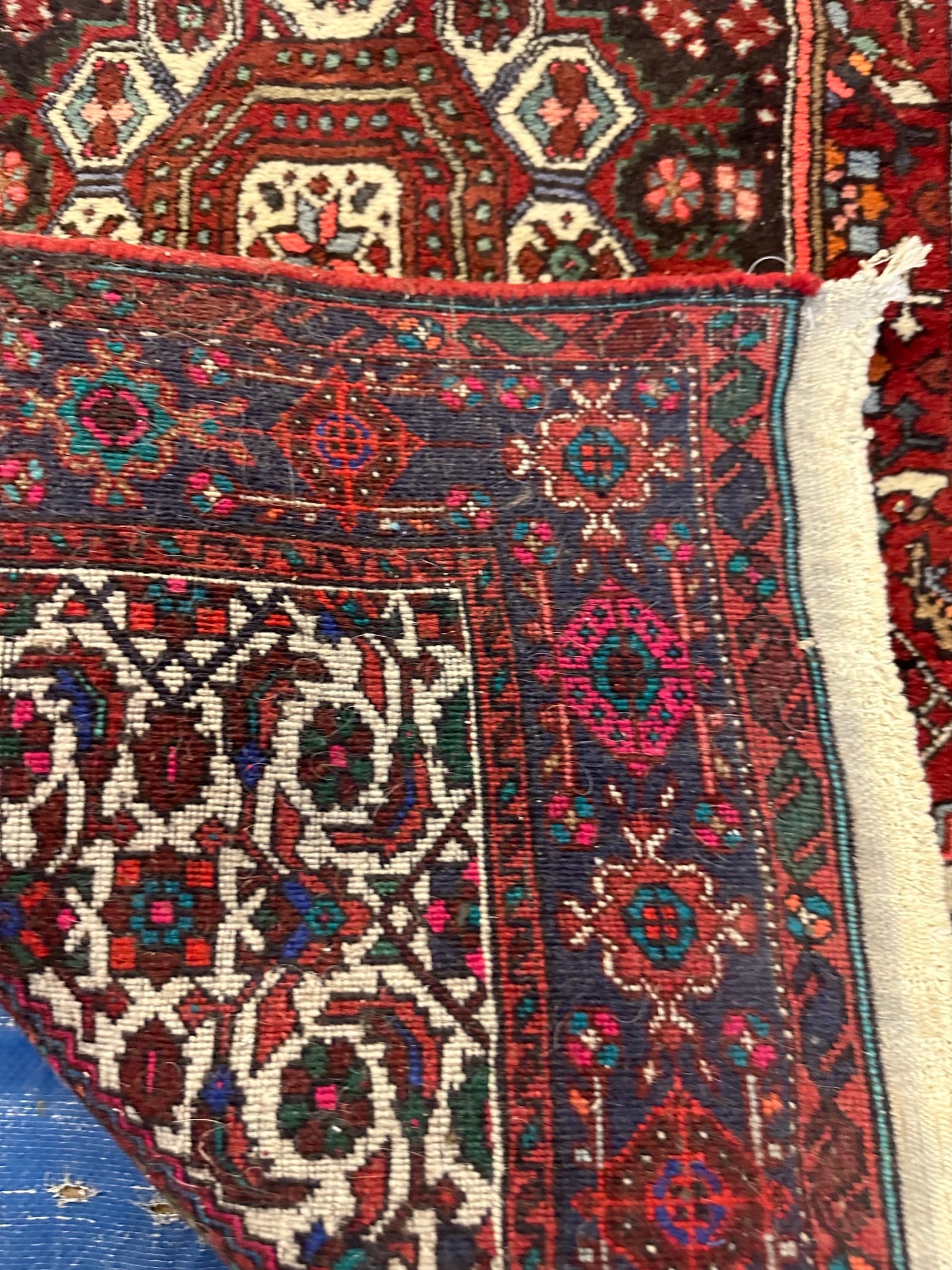 Hand Knotted Persian Bijar Rug 2.7x4.2 ft - 5