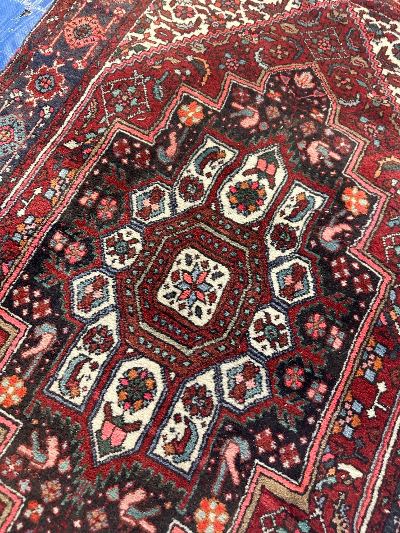 Hand Knotted Persian Bijar Rug 2.7x4.2 ft - 6