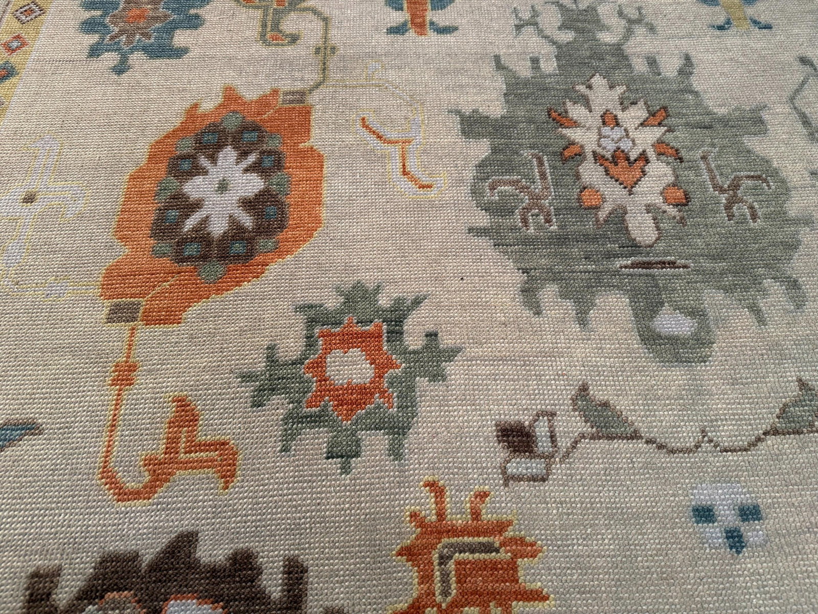 Fabulous Oushak Design Rug 9x12 - 4