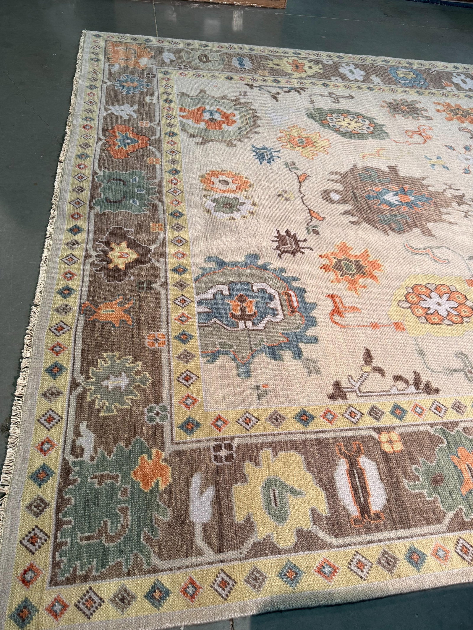 Fabulous Oushak Design Rug 9x12 - 7