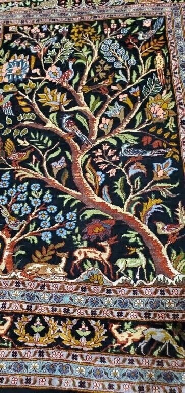Very Fine Hand Knotted Hereke silk 3x2.5 - 2