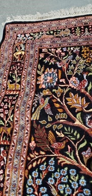 Very Fine Hand Knotted Hereke silk 3x2.5 - 3