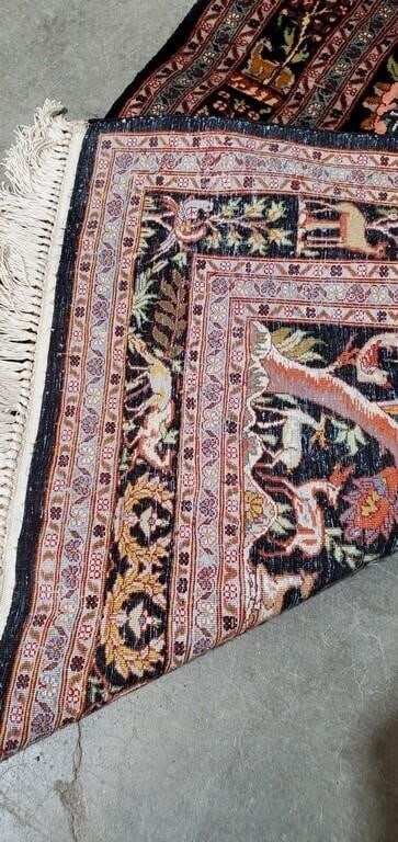 Very Fine Hand Knotted Hereke silk 3x2.5 - 5