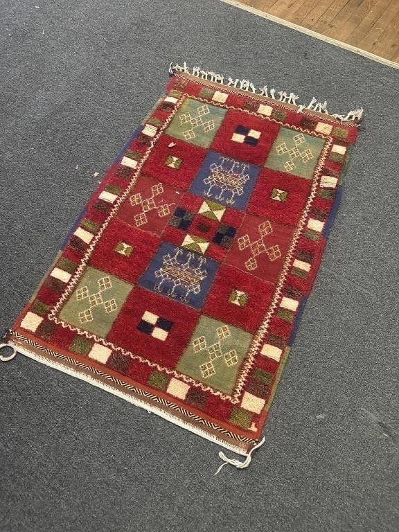 Hand Knotted Tibet Rug -4.3x2.6 ft - 3