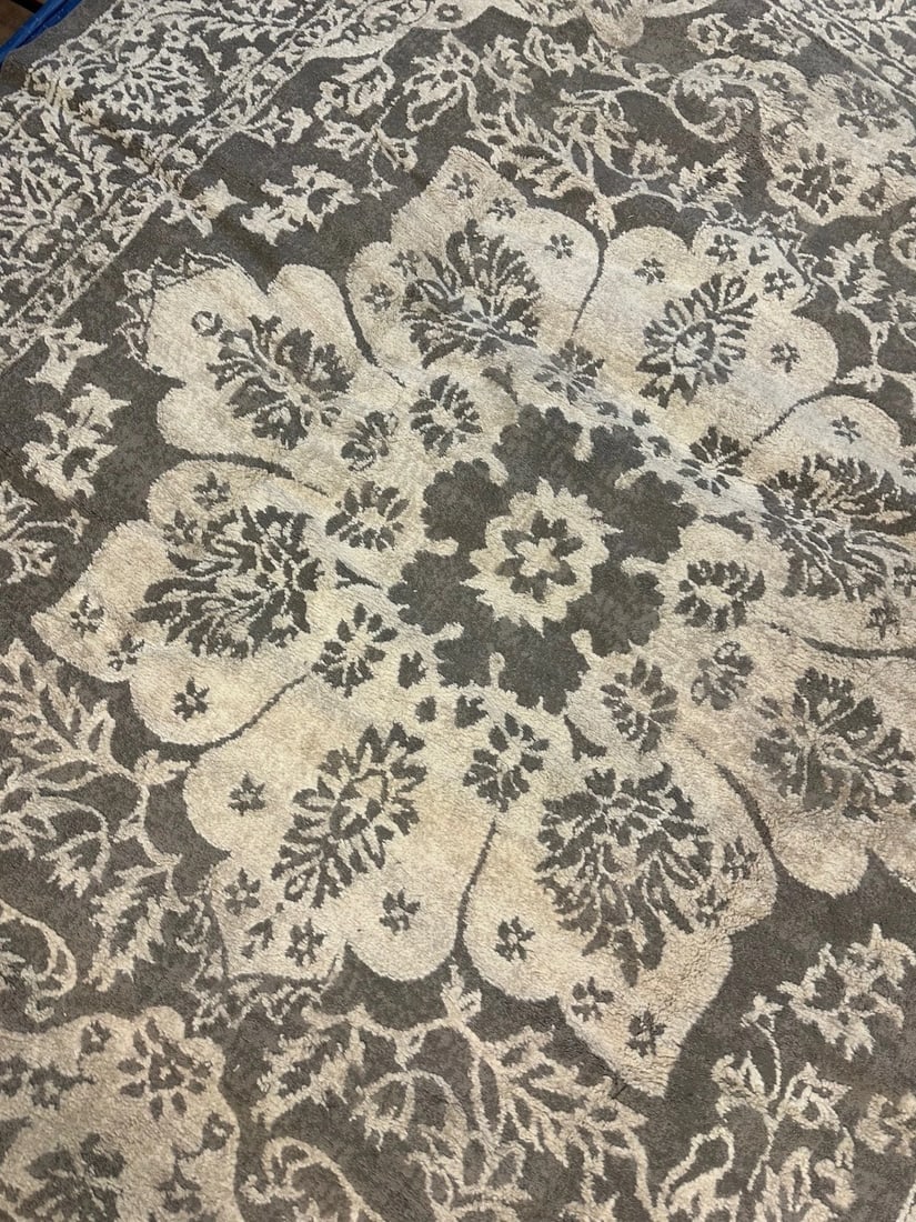 Wool Karastan Tabriz Design Rug 8.9x5.10 ft - 4