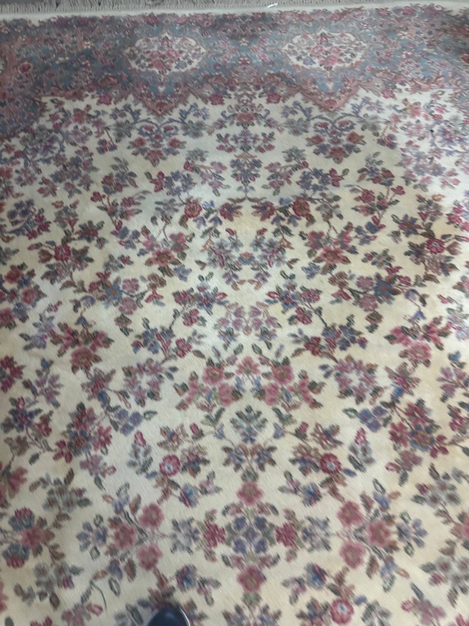 Wool Tabriz Design Karastan Rug 9x12 ft. - 4