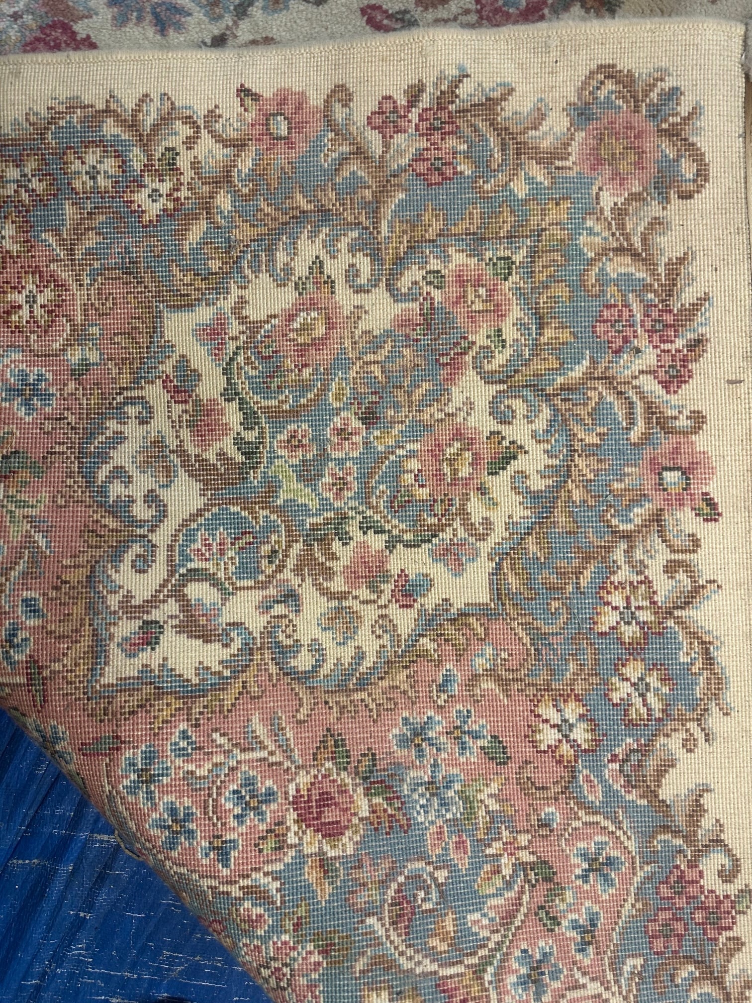 Wool Tabriz Design Karastan Rug 9x12 ft. - 6