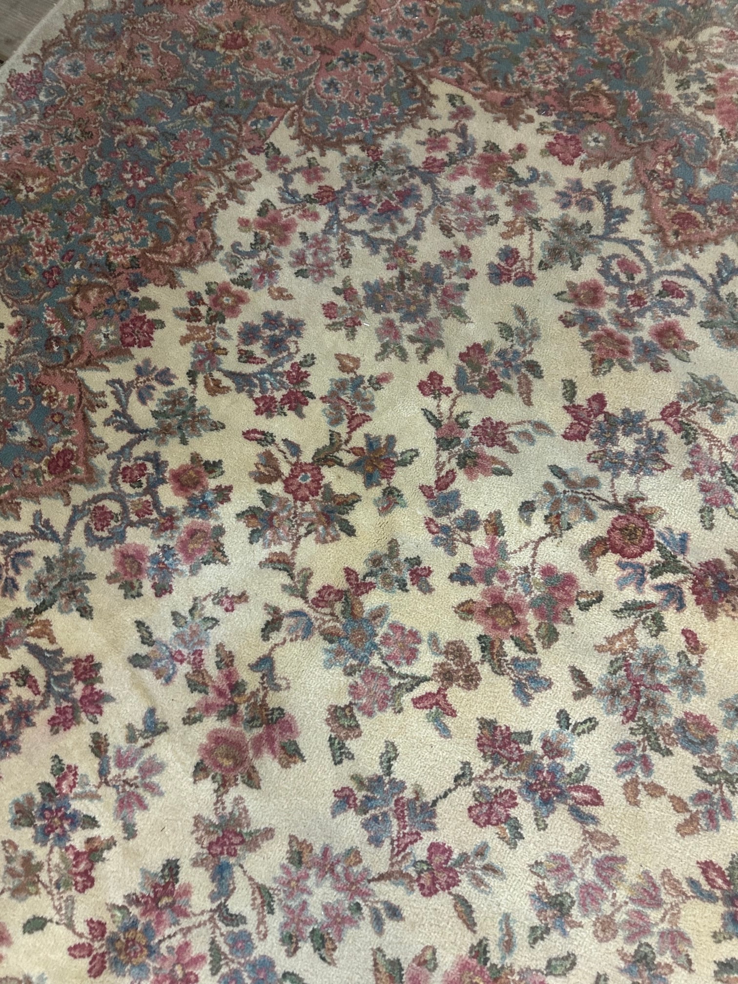 Wool Tabriz Design Karastan Rug 9x12 ft. - 7