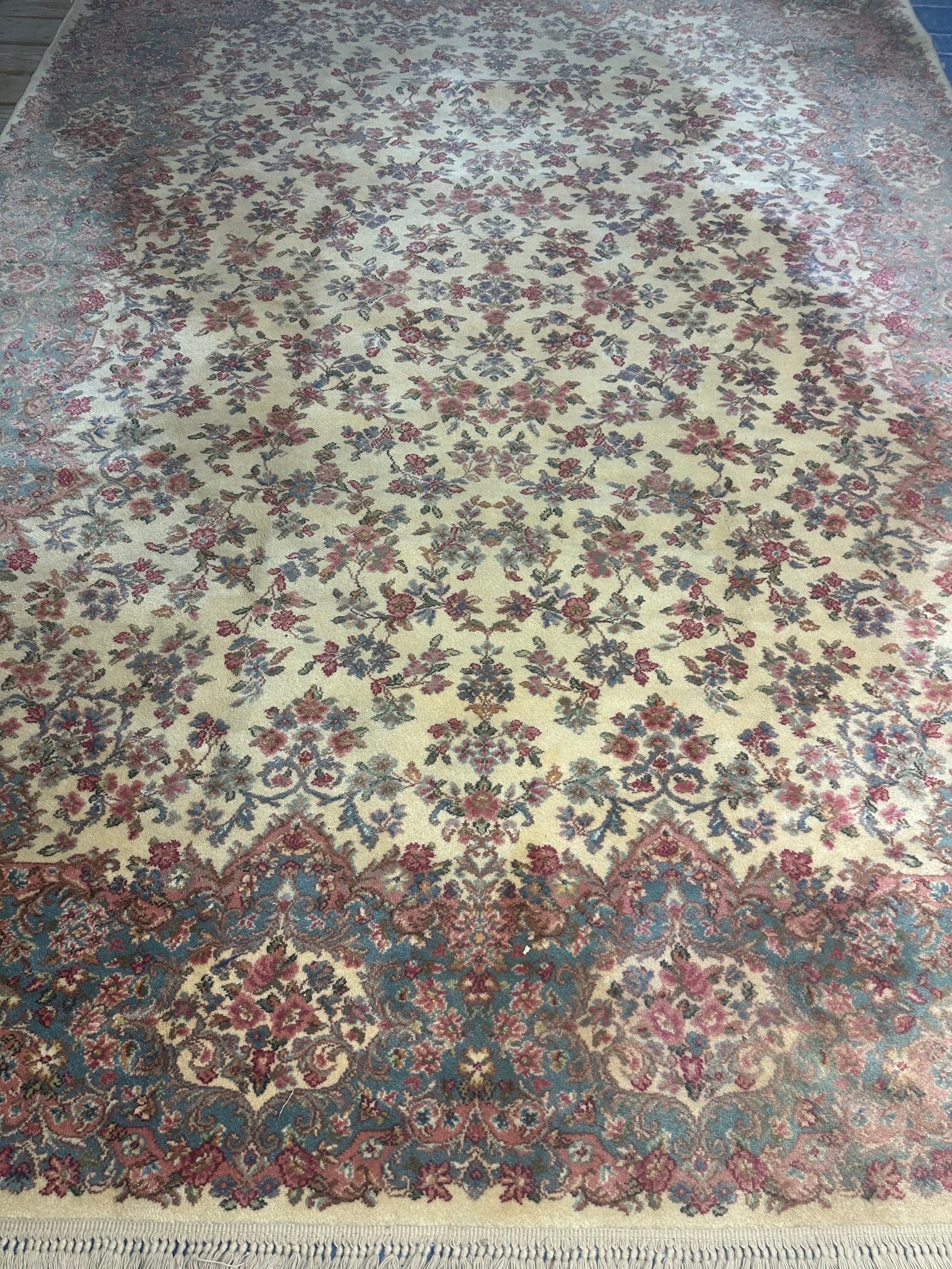 Wool Tabriz Design Karastan Rug 9x12 ft. - 8