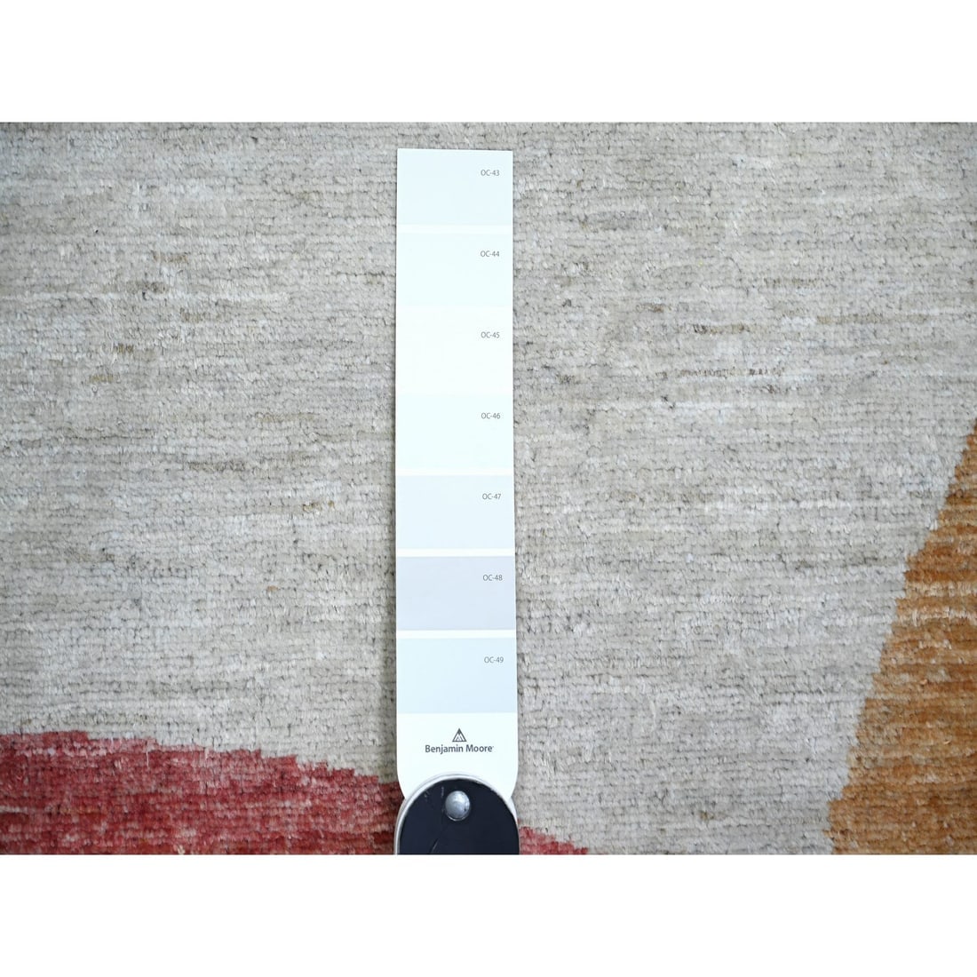 Colorful, The Circles Design 100% Wool Hand Knotted, Oriental Rug - 7