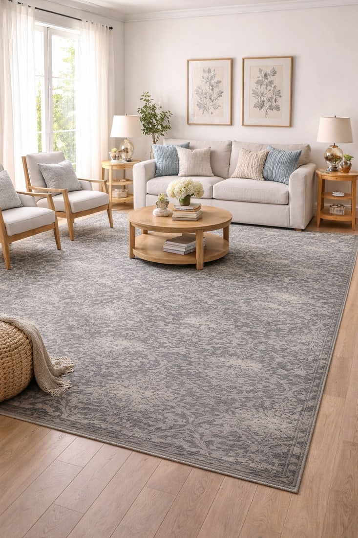 Brownish Gray Transitional 8X10 Modern Oriental Rug - 2