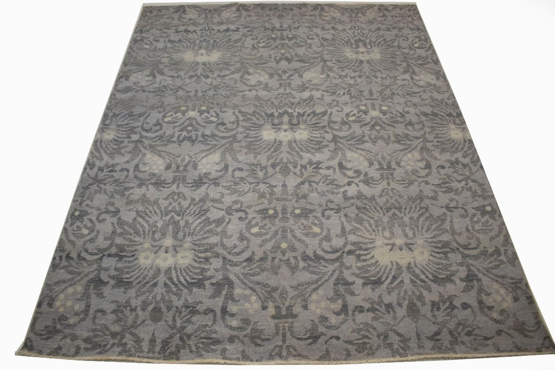 Brownish Gray Transitional 8X10 Modern Oriental Rug - 3