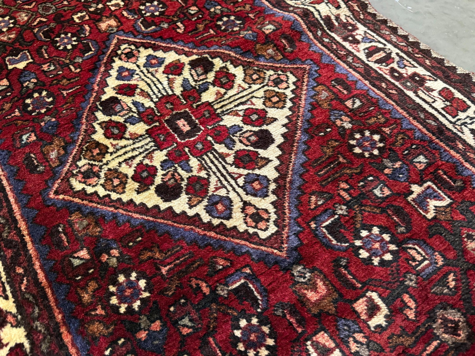 Persian Hamedan Runner 3.4x10 - 9