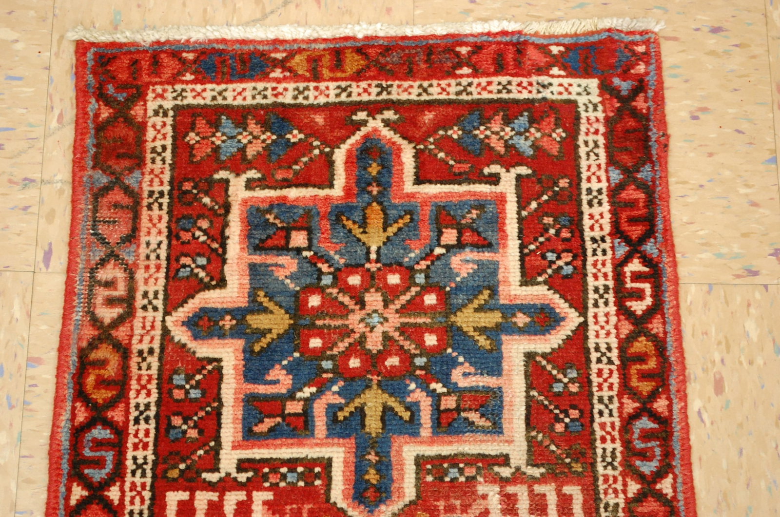 Persian HERIZ RUG 1'8" x 11' - 3