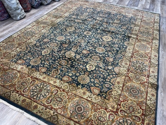 Fine Indo Persian Tabriz rug-4403 - 9