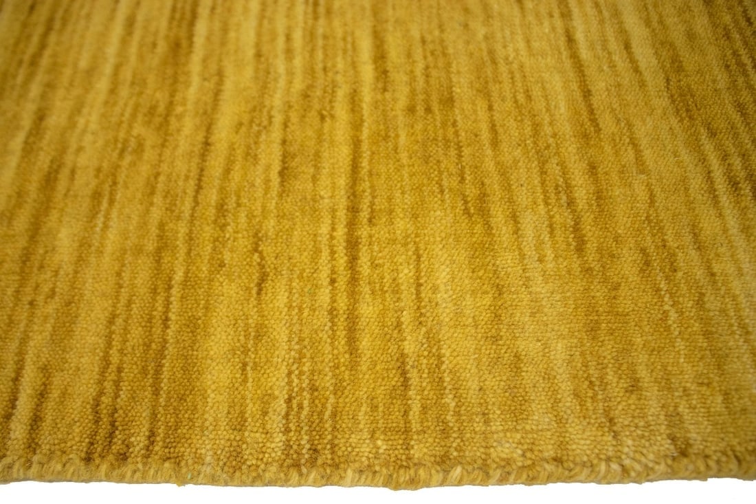 Solid Gold 5X8 Oriental Modern Rug - 8