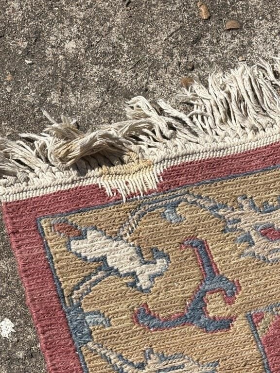 Hand Knotted Heriz Rug 4x6 ft - 3