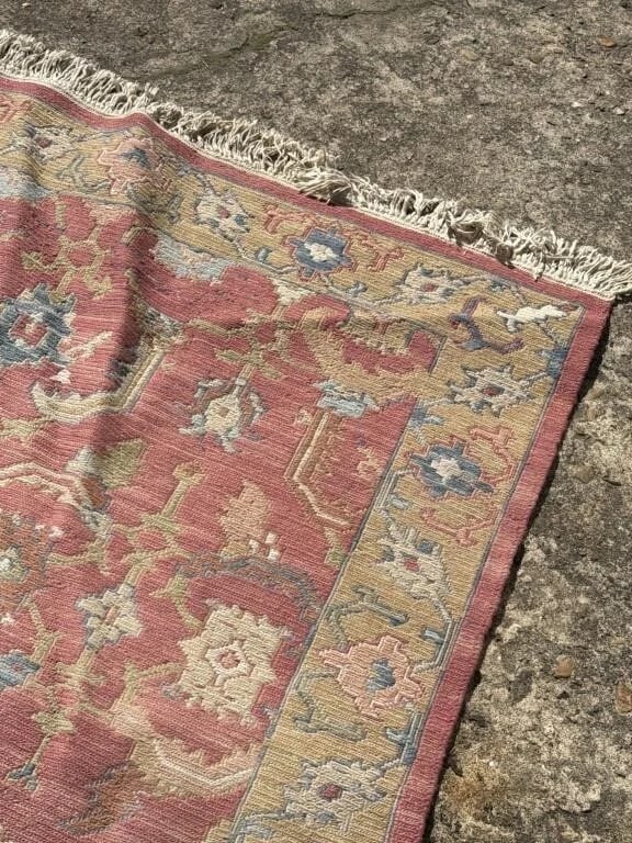 Hand Knotted Heriz Rug 4x6 ft - 4