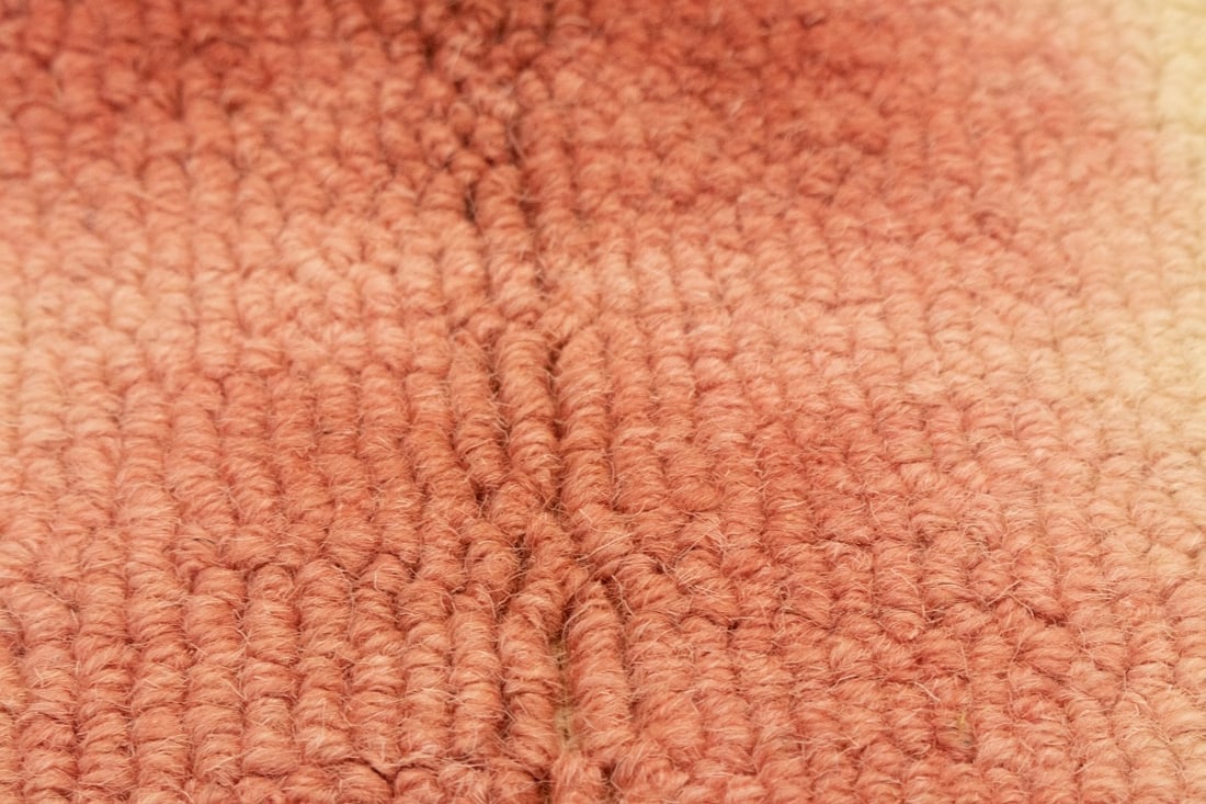 Rusty Red Cream Tie-Dye 5X8 Hand-Tufted Modern Rug - 13