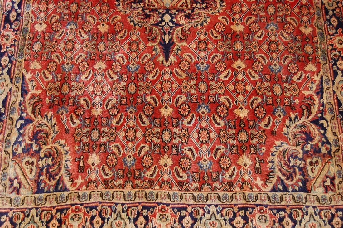 Persian BIJAR RUG 3'9" x 5'8" - 4