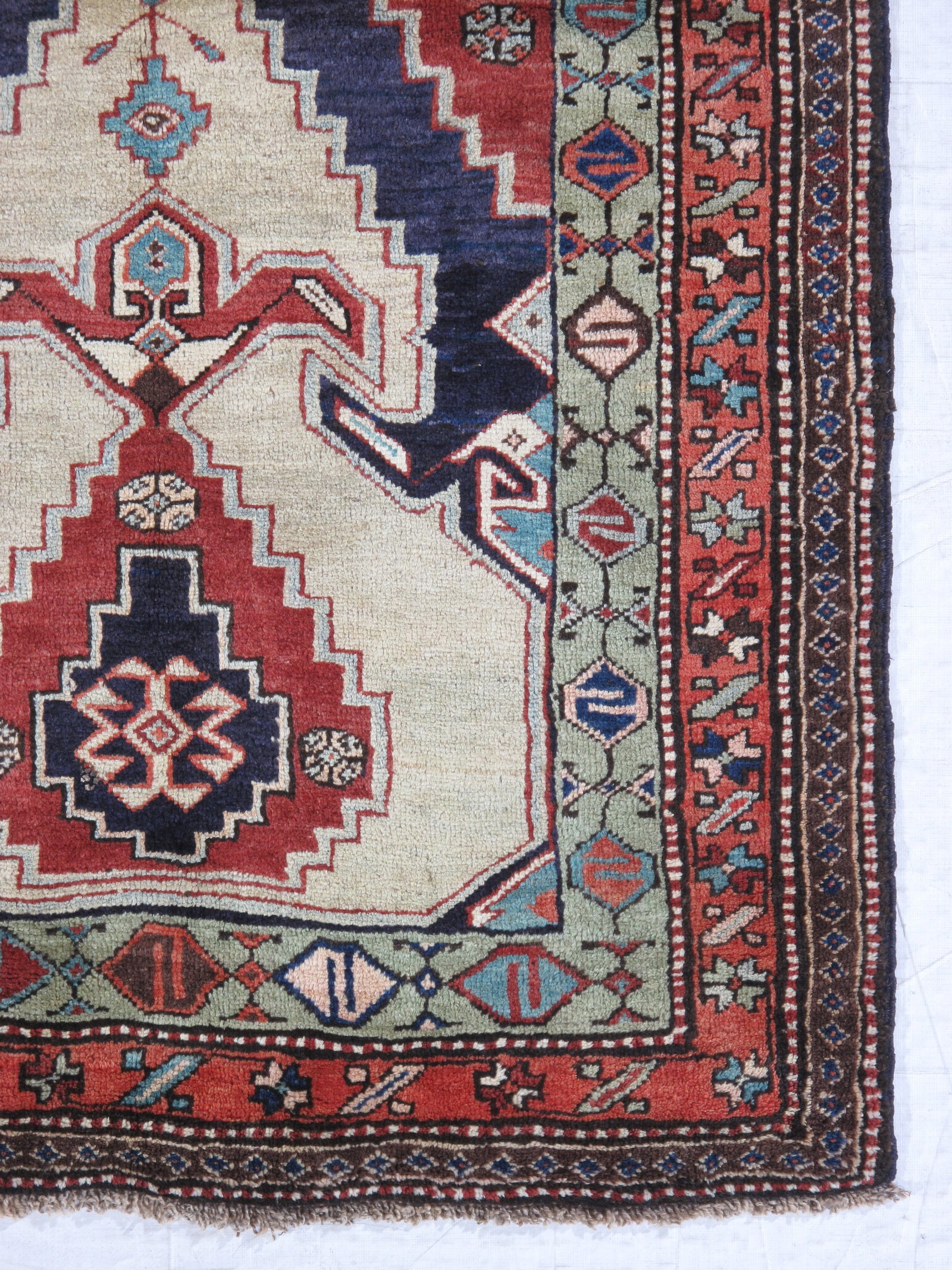 Hand Knotted Persian Ardibil Rug 3.7x10.9 ft - 4