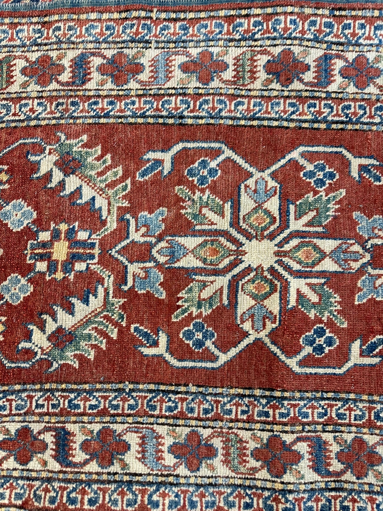 Hand Knotted Oushak RUNNER -8.3X2.4 ft - 4