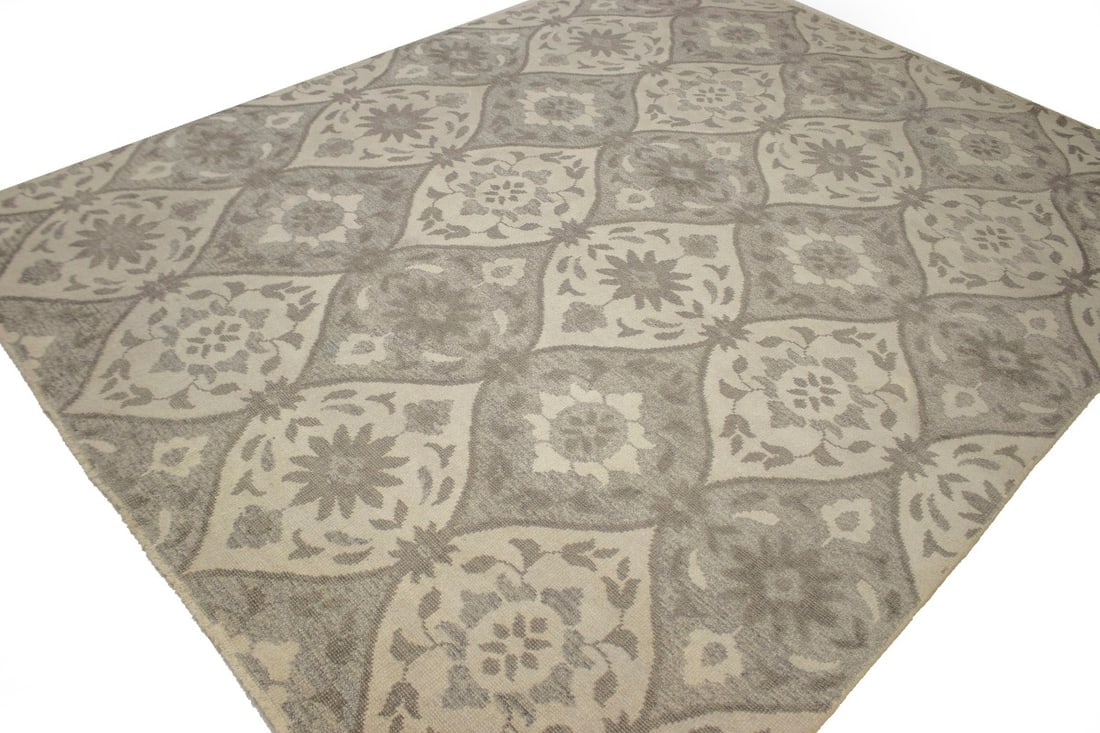 Floral Transitional 8X10 Modern Oriental Rug - 5