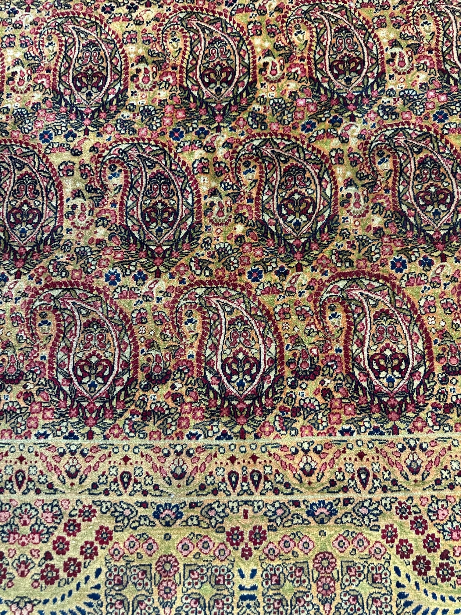 Very Fine Hand Knotted Antique.Persian Laver Kermem 6.10x4.5 - 2