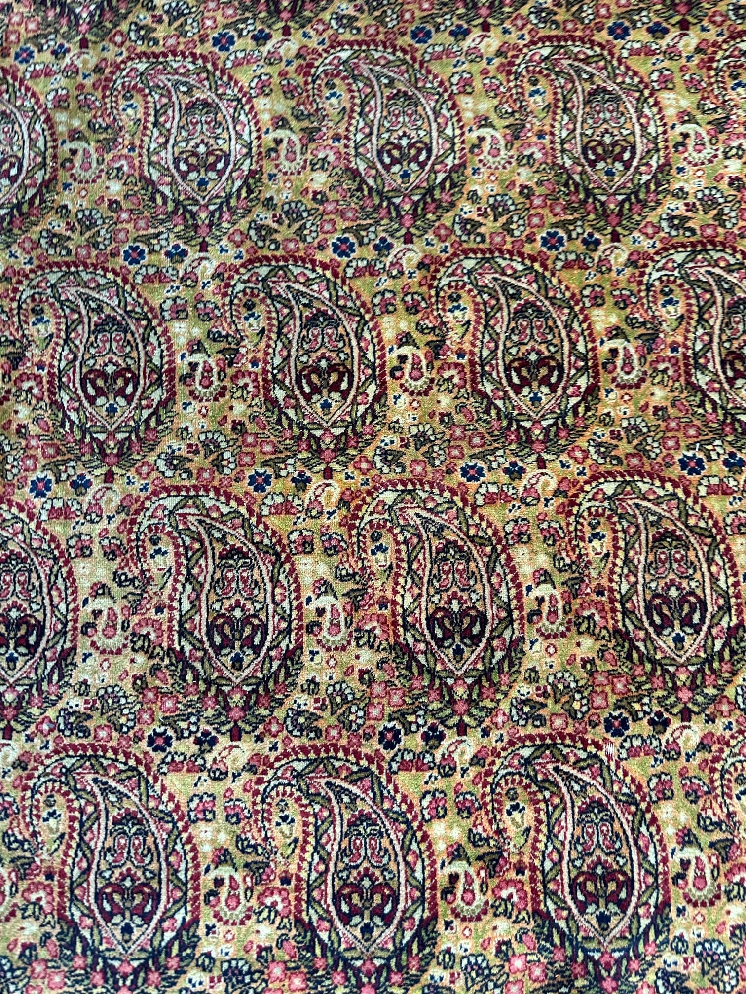 Very Fine Hand Knotted Antique.Persian Laver Kermem 6.10x4.5 - 3