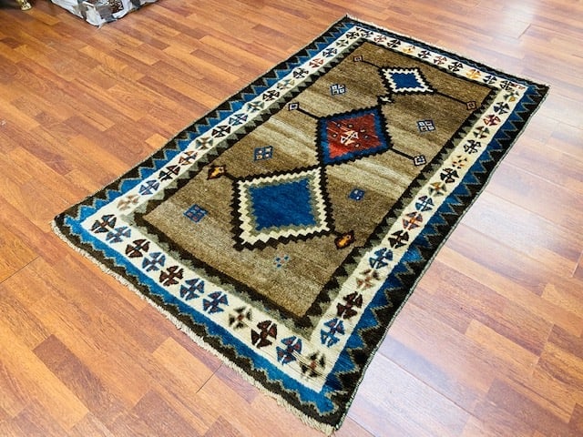 Antique Persian Tribal Gebbeh Rug-2883 - 8