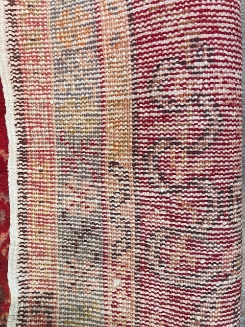 Vintage Turkish Ushak Rug-3277 - 8