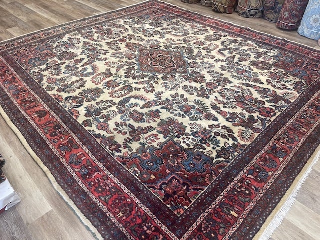 Antique Persian Hamadan Rug-1403 - 5