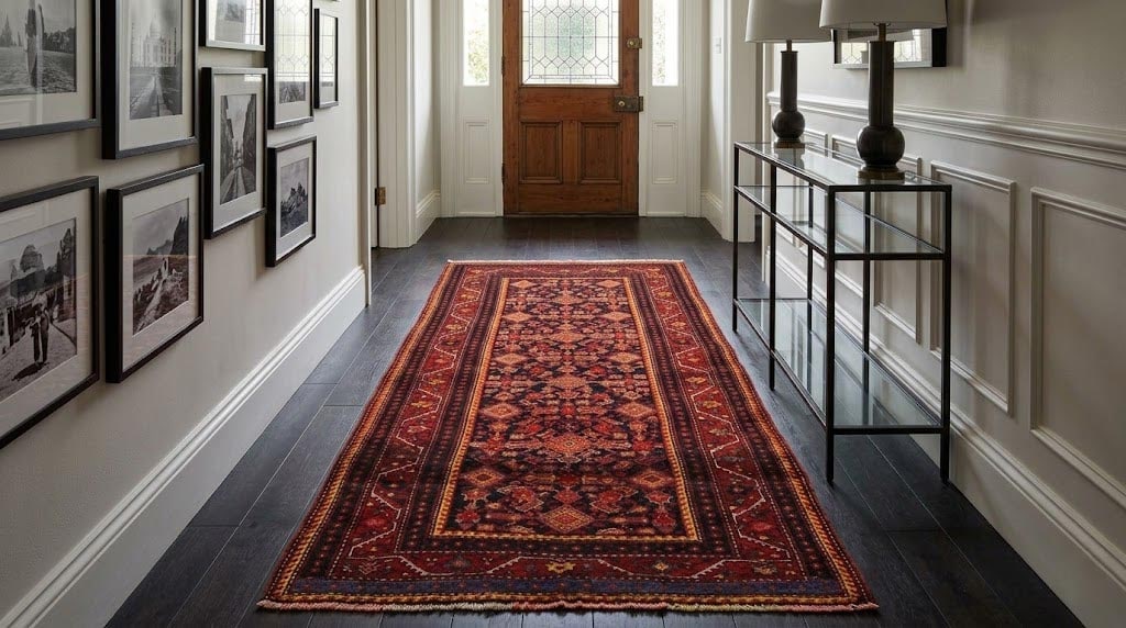 Semi Antique Red Tribal 4X7 Shirvan Persian Rug - 2