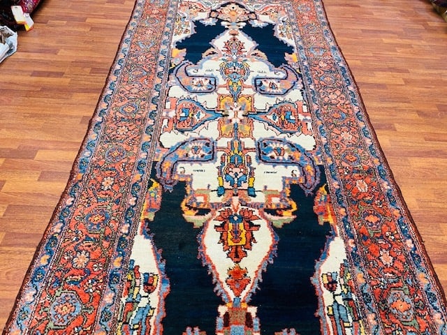 Antique persian Gallery size Malayer-3295 - 3
