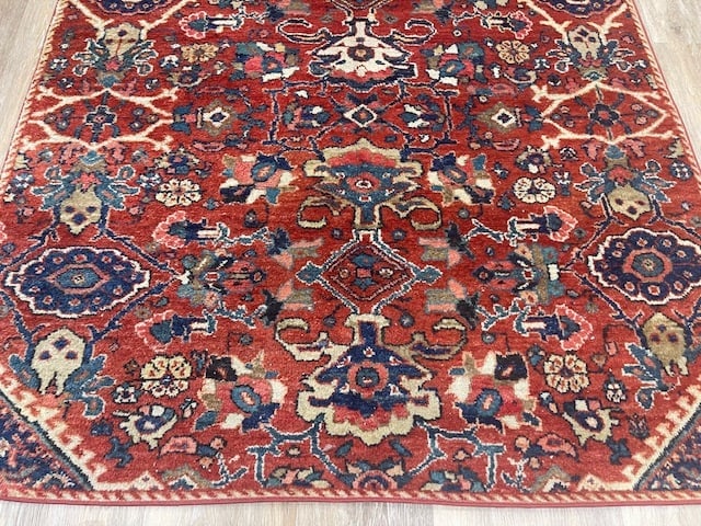 Antique Persian Mahal Rug-5247 - 3