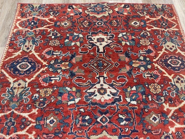 Antique Persian Mahal Rug-5247 - 4