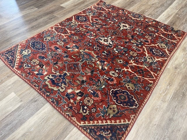 Antique Persian Mahal Rug-5247 - 6