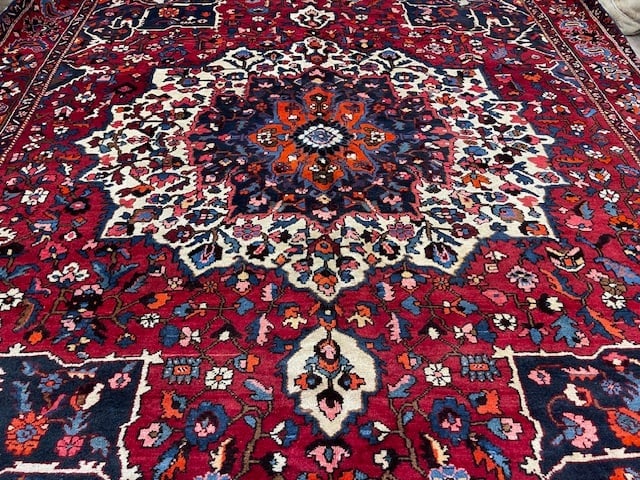 Antique Persian Bakhtiari Rug-4319 - 3